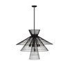 Z-Lite Alito 8 Light Chandelier, Matte Black 6015-8MB